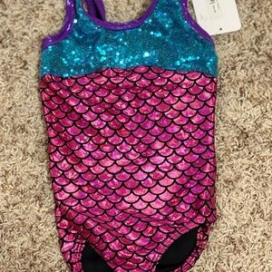 Mermaid Scale Sequin Leotard